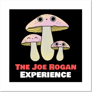 The Joe Rogan Experience Vintage Mushroom Toon Posters and Art